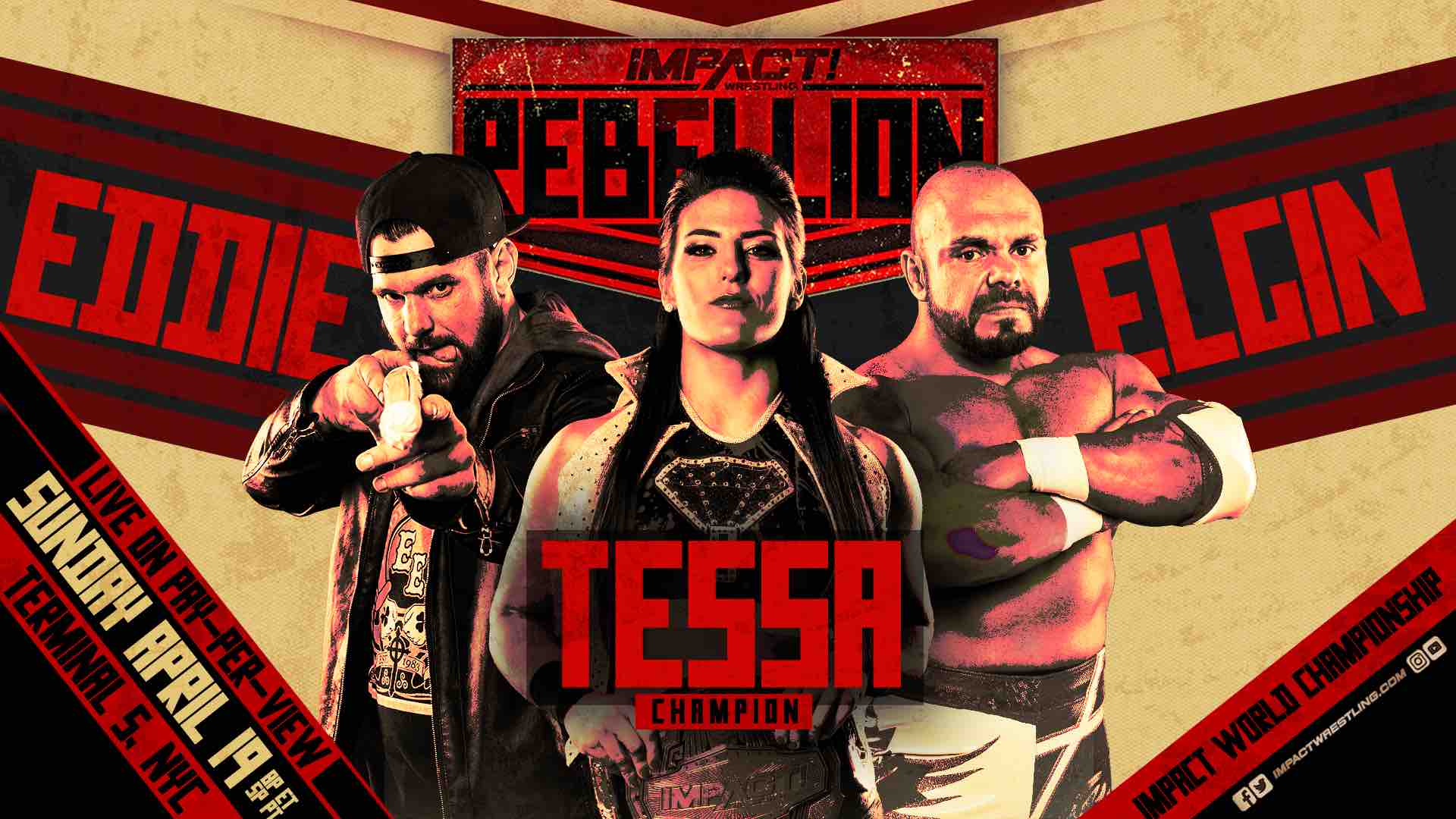 World title match official for Impact Wrestling Rebellion PPV