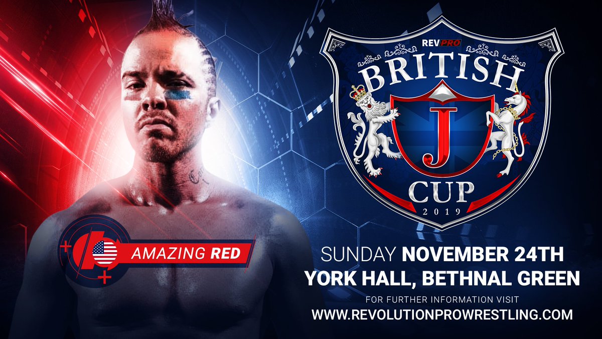 Amazing Red announced for RevPro British J-Cup