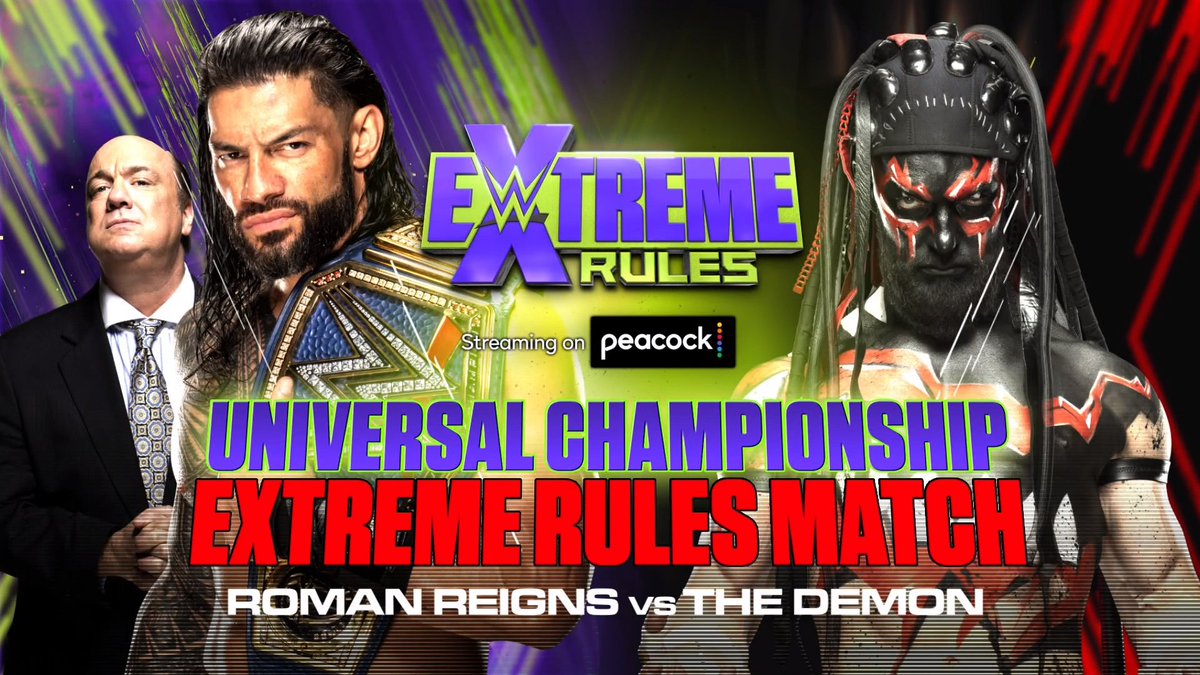 Extreme rules stipulation set for Reigns-Balor Universal title match