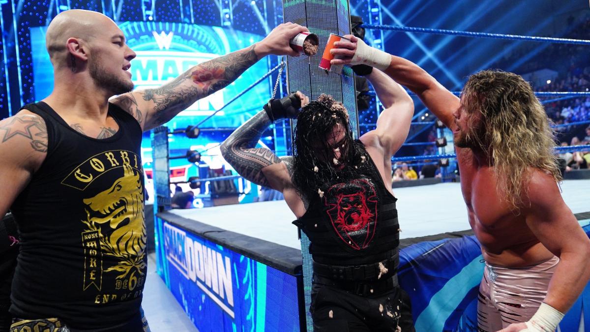 WWE SmackDown video highlights: Corbin humiliates Reigns