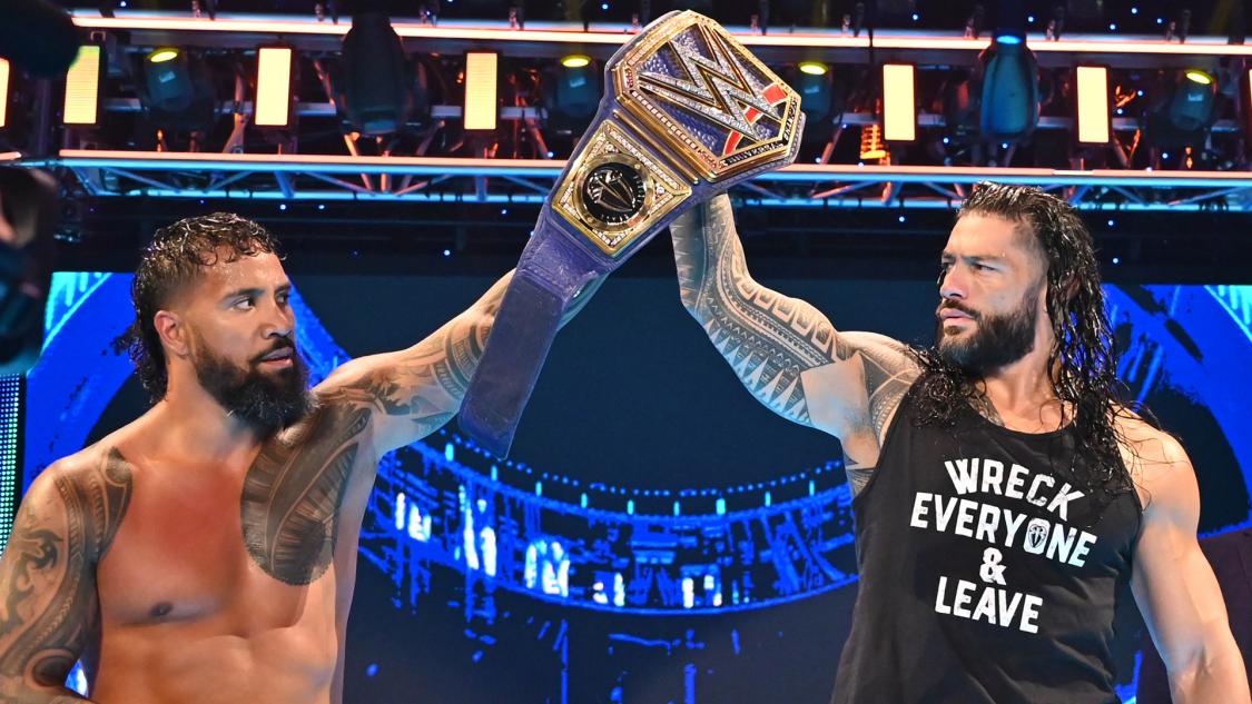 WWE SmackDown video highlights: Reigns & Uso vs. Corbin & Sheamus
