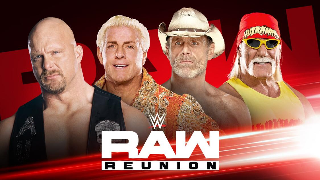 WWE Raw Reunion live results: Austin, Flair, HBK, Hogan, more
