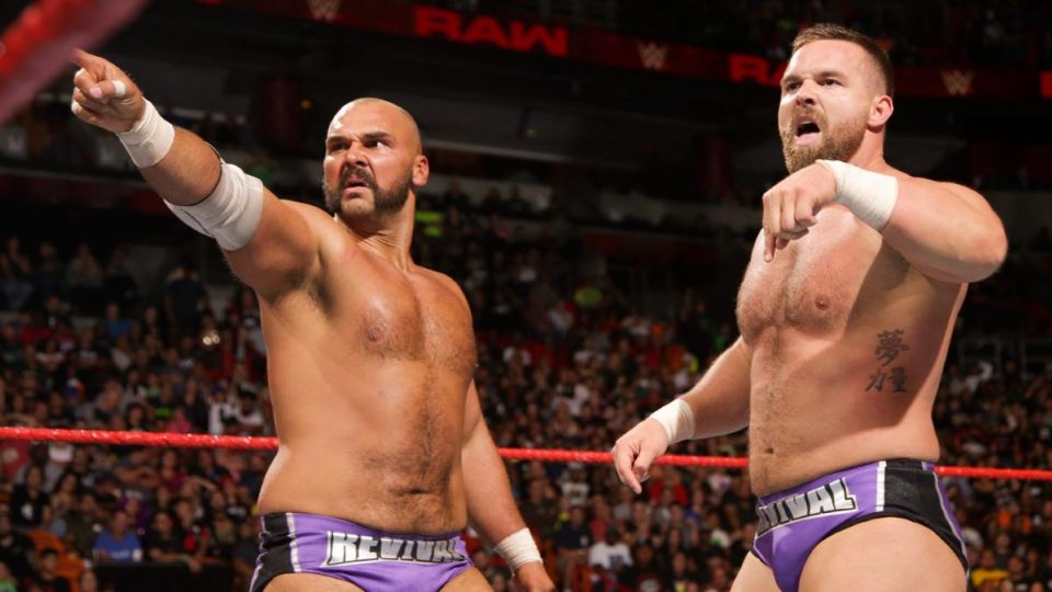 The Revival win Tag Team titles on WWE Raw