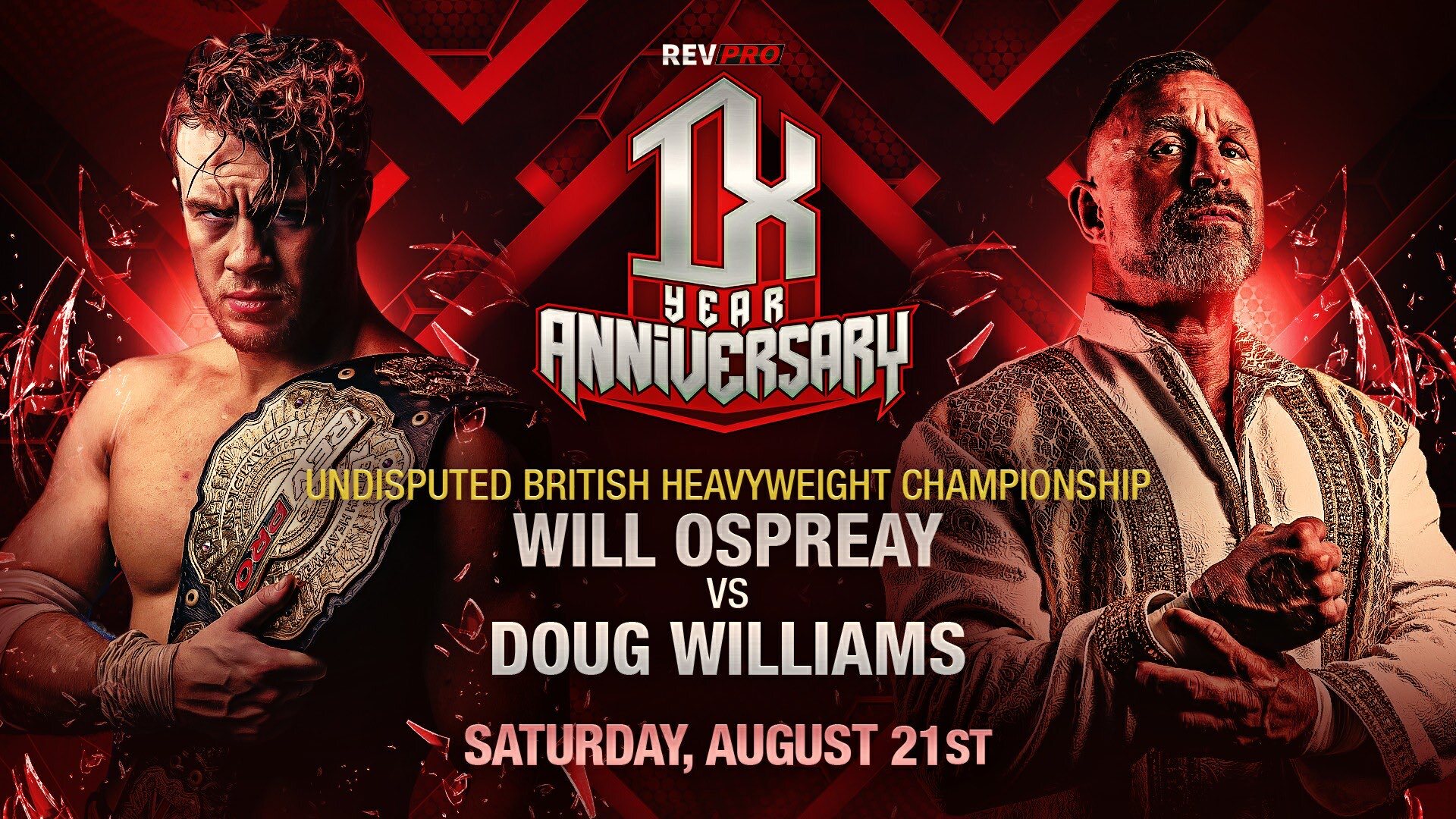 Will Ospreay vs. Doug Williams set for RevPro 9 Year Anniversary