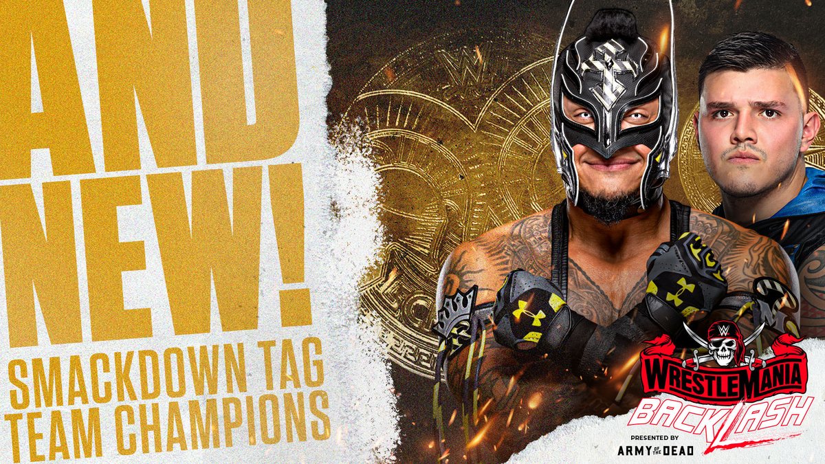 Rey & Dominik Mysterio win WWE SmackDown Tag Team titles