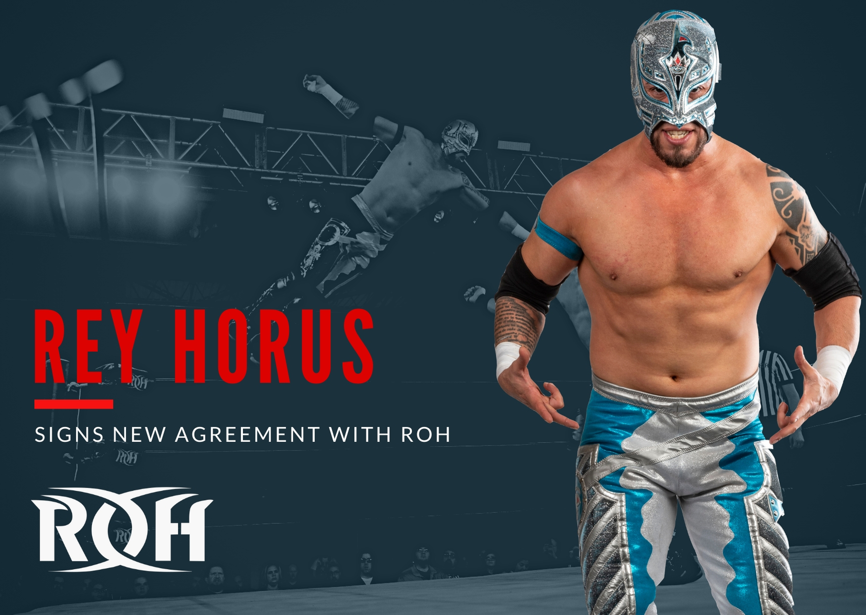 Rey Horus signs new contract with Ring of Honor