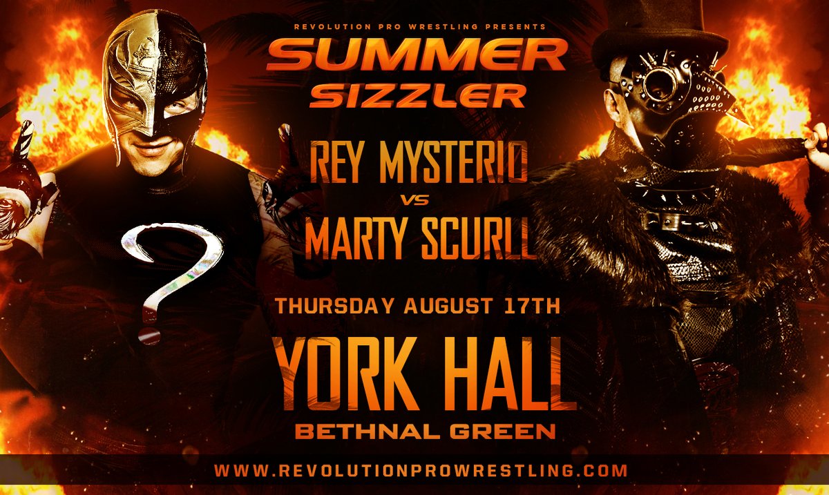 RevPro Summer Sizzler results: Rey Mysterio vs. Marty Scurll