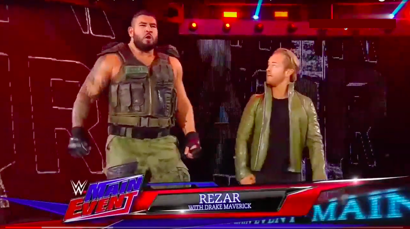 WWE Main Event results: Rezar in singles action