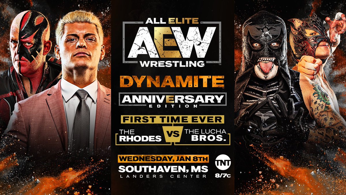 Cody & Dustin Rhodes vs. Lucha Bros set for January 8 AEW Dynamite