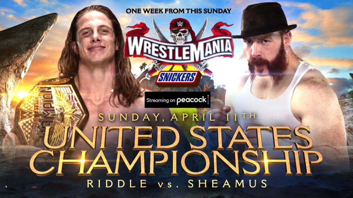 United States title match added to WWE WrestleMania 37