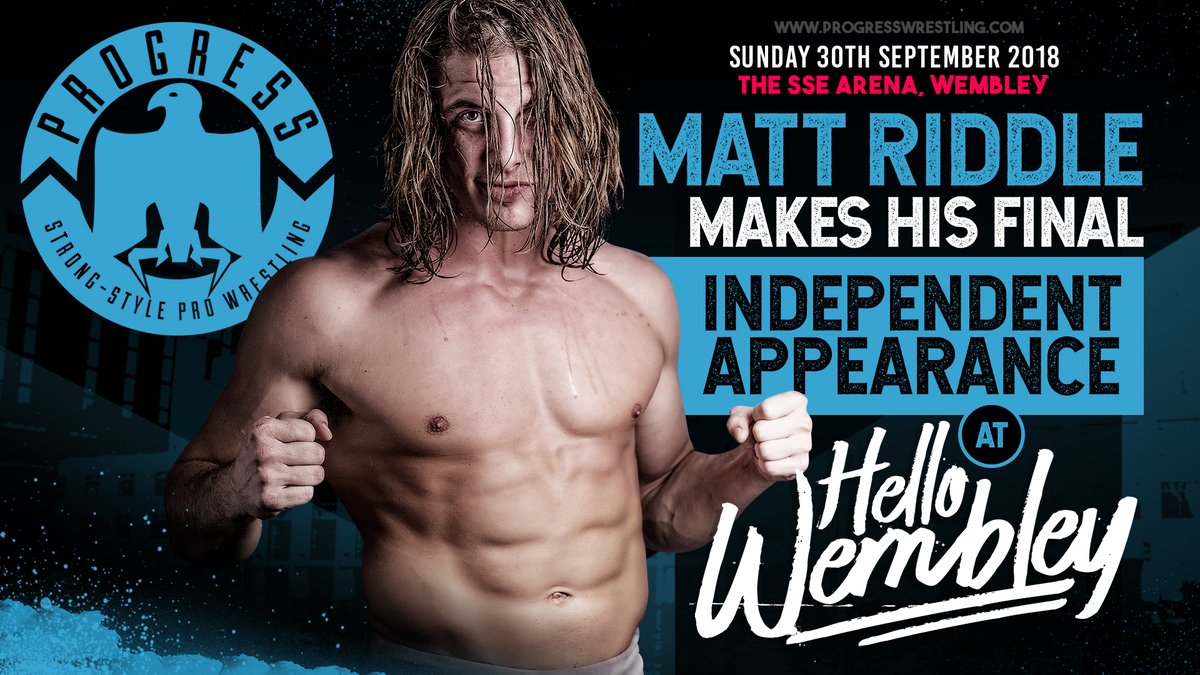 PROGRESS announces Matt Riddle’s opponent for Wembley Arena