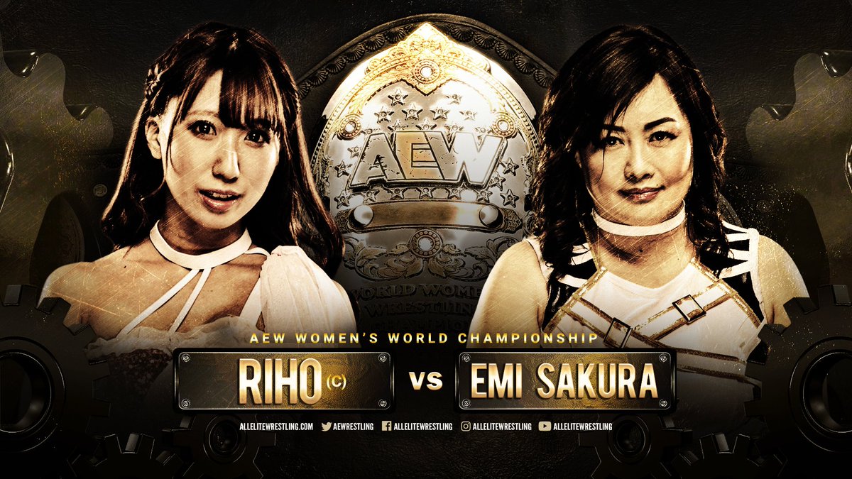 Riho to defend AEW Women’s title against Emi Sakura at Full Gear