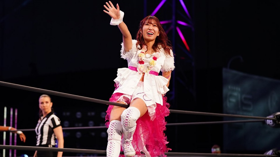 Riho dealing with arm injury following AEW Collision
