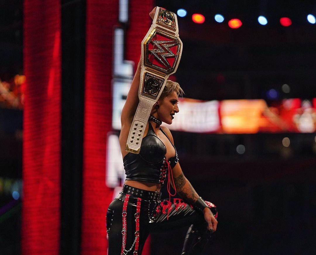Rhea Ripley wins Raw Women’s title at WWE WrestleMania 37