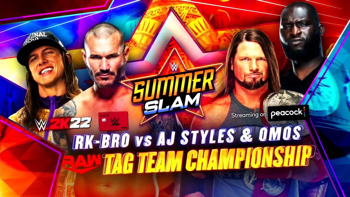 RK-Bro to challenge for Raw Tag Team titles at WWE SummerSlam