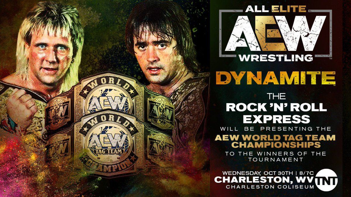 Rock ‘n’ Roll Express to present AEW Tag Team titles to first champions