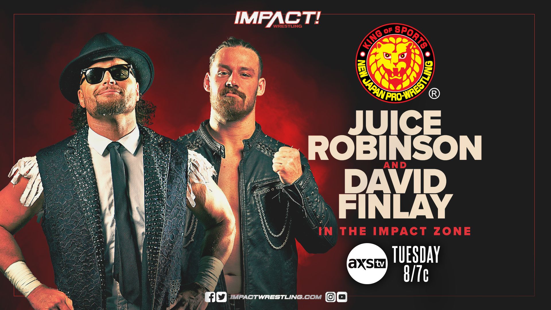 NJPW’s Juice Robinson & David Finlay to appear on Impact