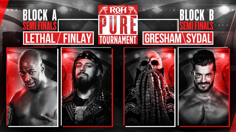 ROH Pure Championship tourney results: The semifinals begin