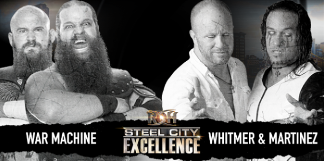 ROH TV results: War Machine vs. Whitmer & Martinez in a no DQ match