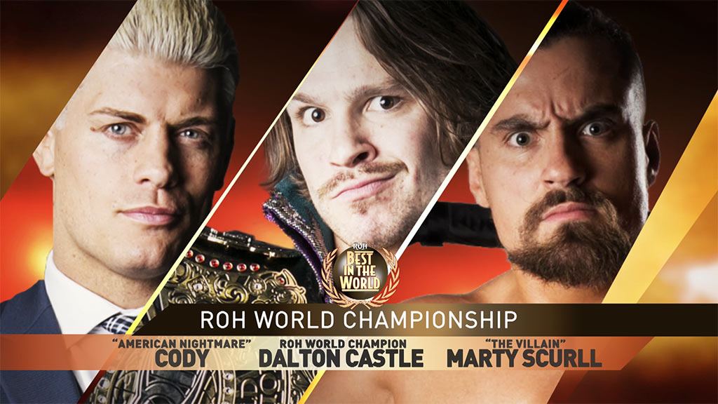 ROH Best in the World live results: Castle vs. Cody vs. Scurll