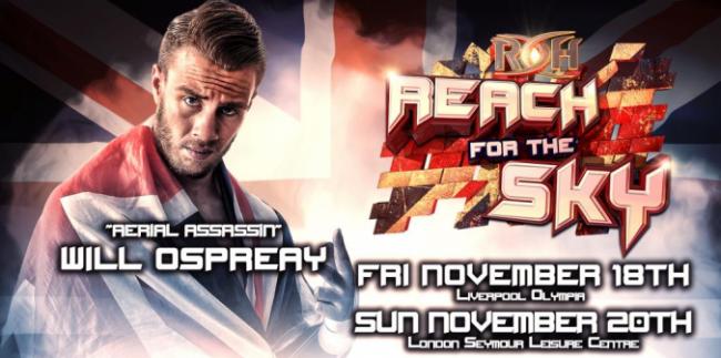 ROH Liverpool, England, live results: Will Ospreay & Marty Scurll debut
