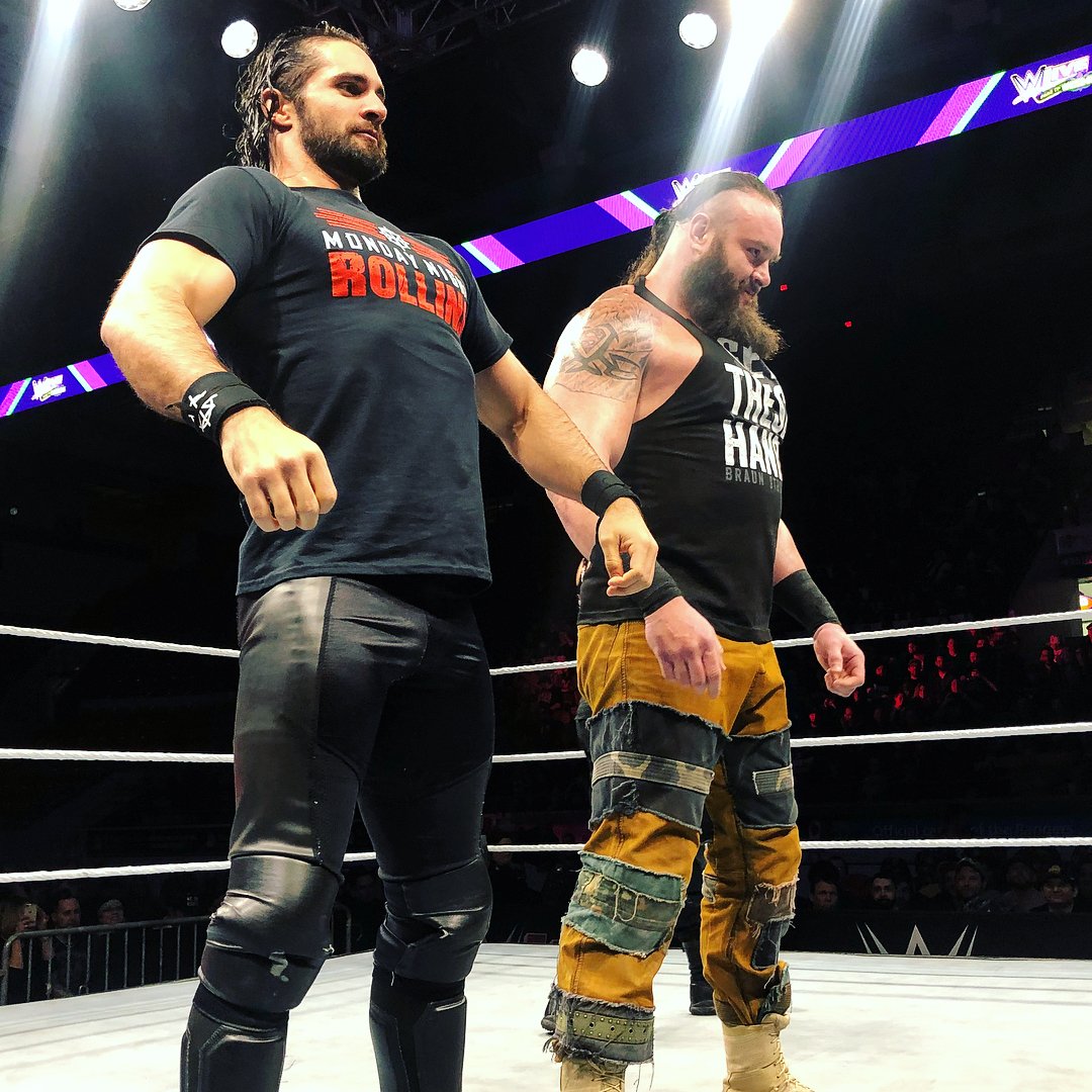 WWE Kitchener live results: Strowman teams with Reigns & Rollins