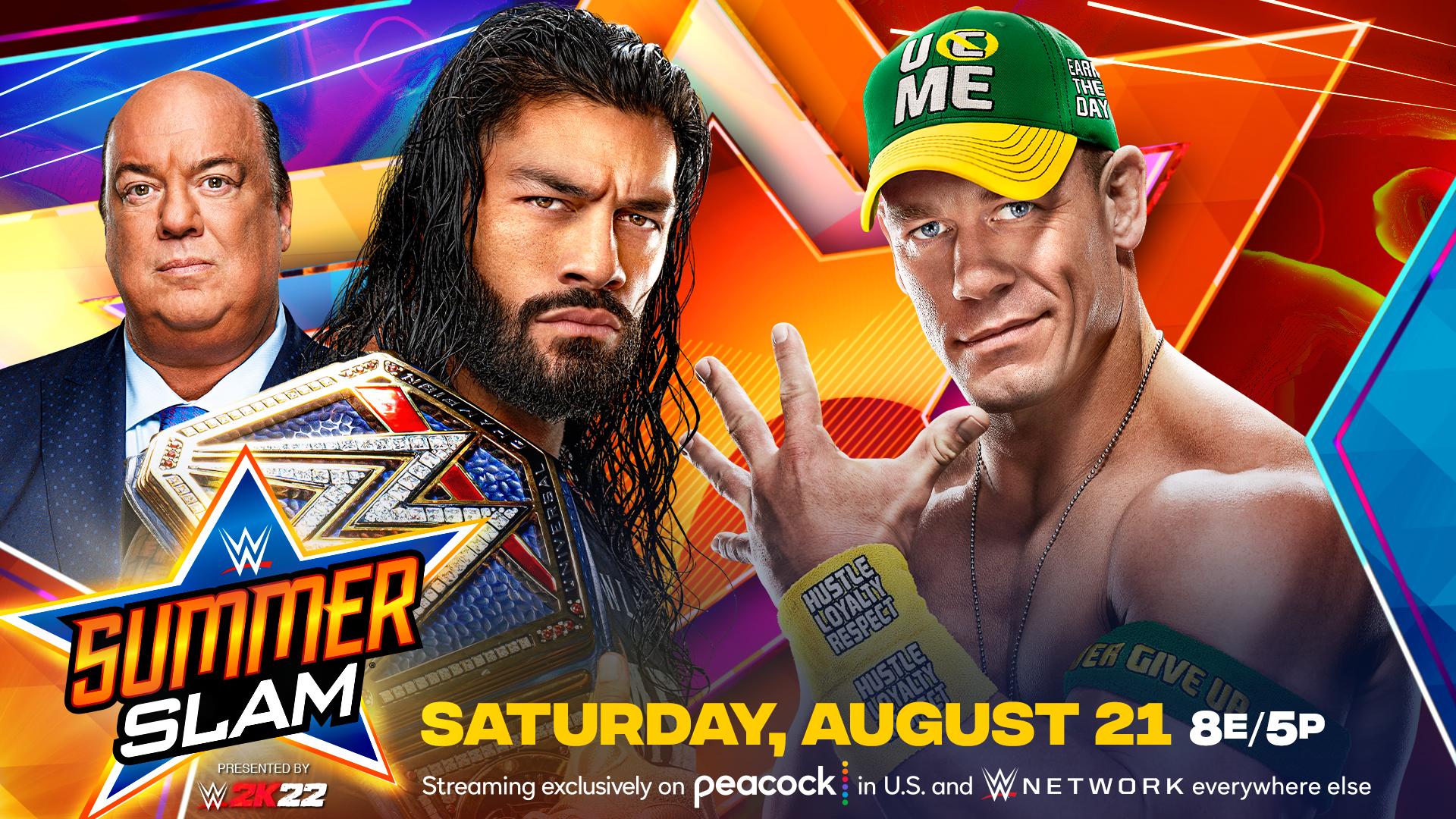 Roman Reigns vs. John Cena official for WWE SummerSlam