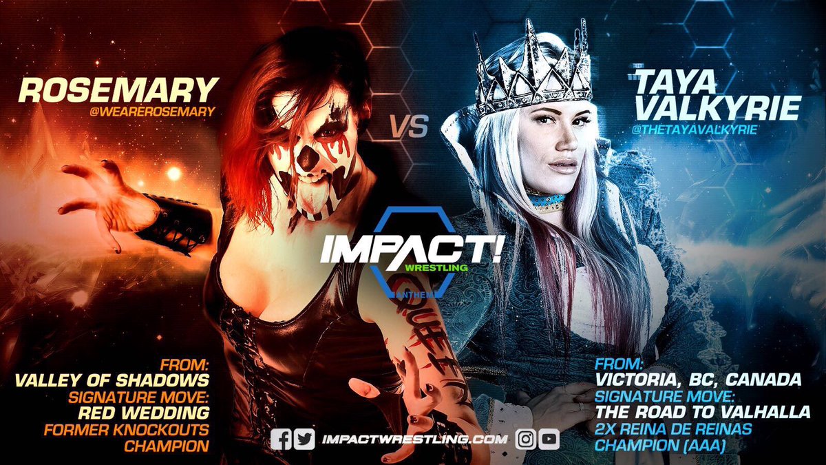 Impact Wrestling results: Rosemary vs. Taya Valkyrie