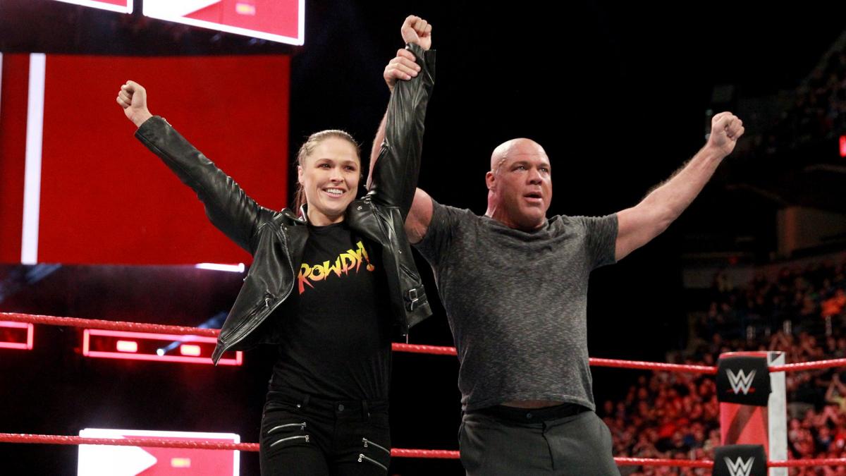 WWE Raw video highlights: Ronda Rousey & Kurt Angle stand tall