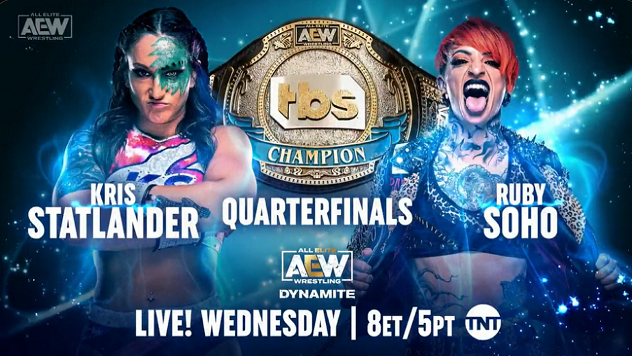 Soho vs. Statlander TBS tournament match set for AEW Dynamite