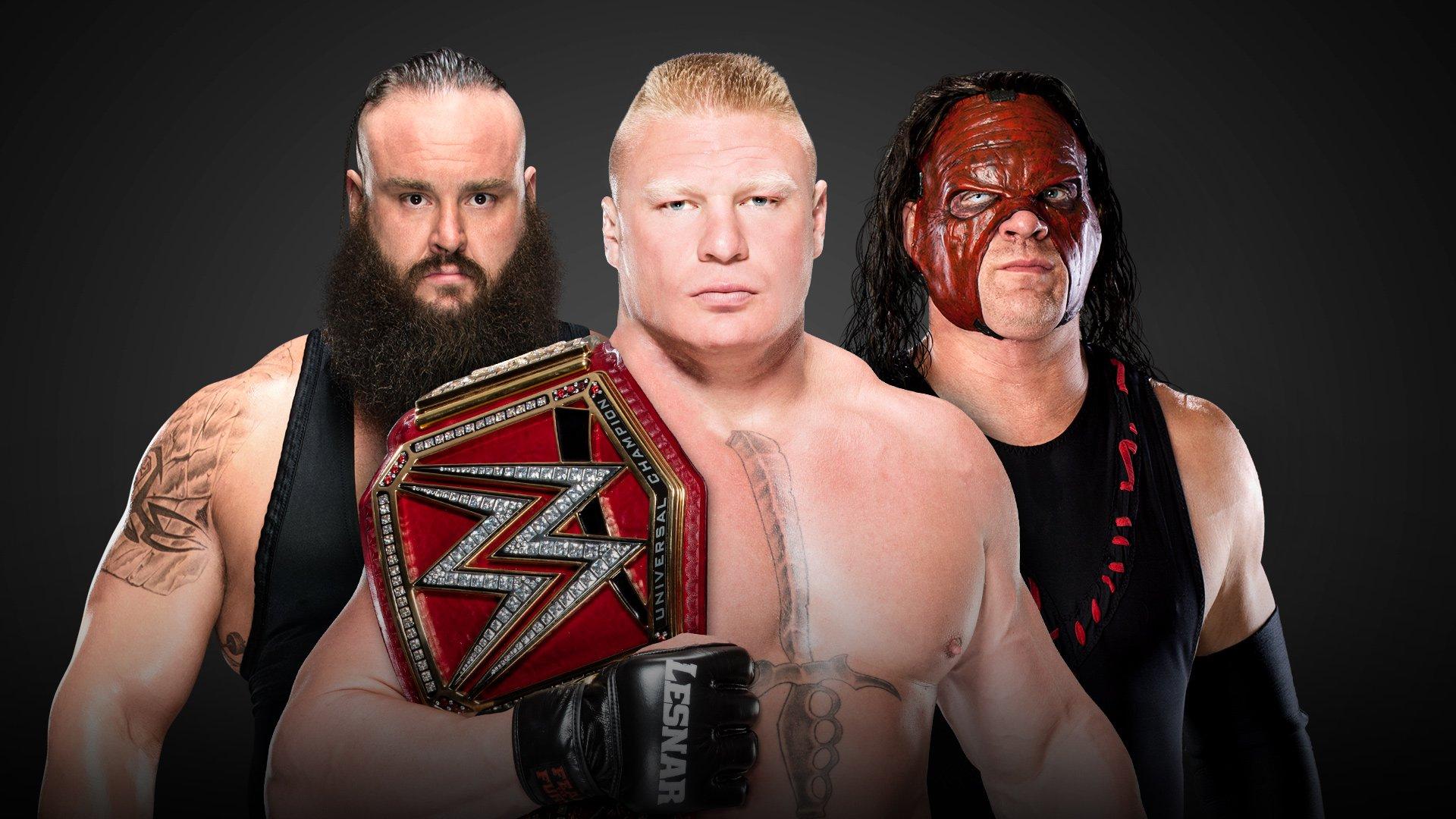 Lesnar vs. Strowman vs. Kane confirmed for WWE Royal Rumble