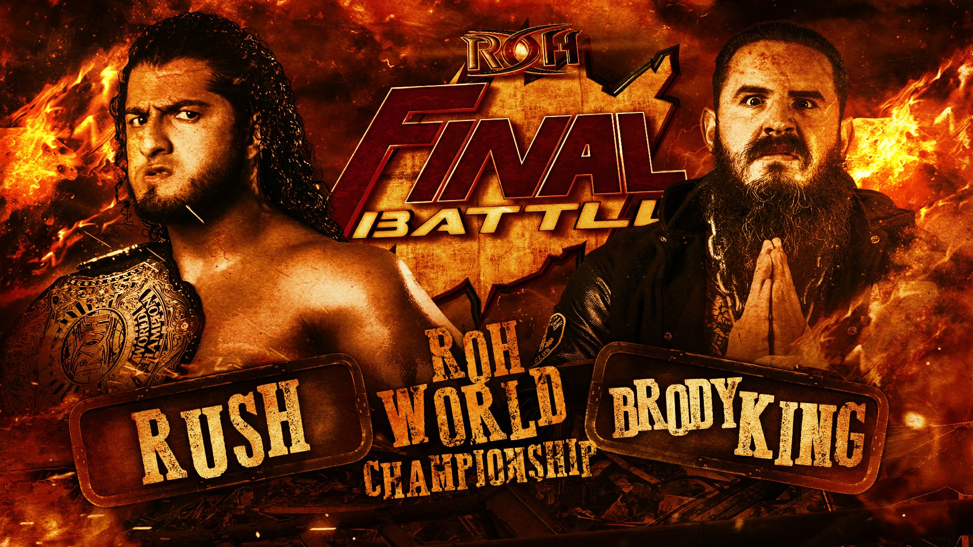 World title match official for ROH Final Battle
