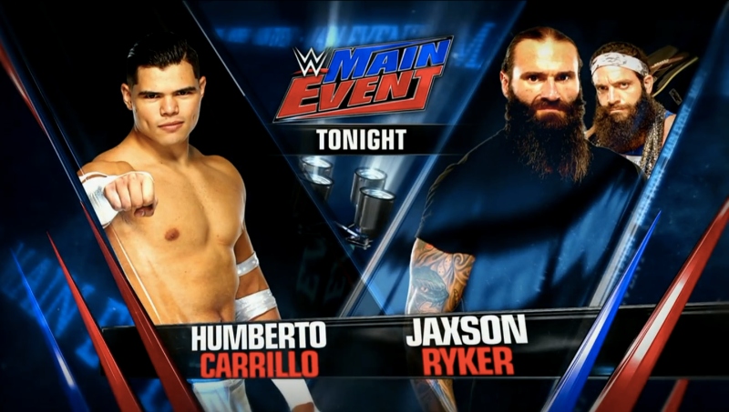 Jaxson Ryker appears during WWE Main Event tapings