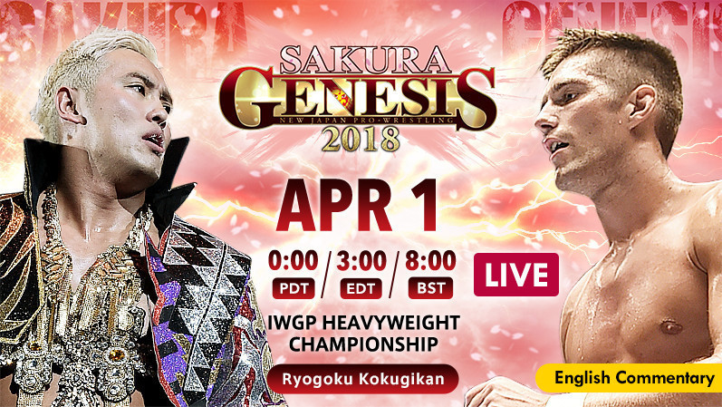 NJPW Sakura Genesis live results: Kazuchika Okada vs. Zack Sabre Jr.