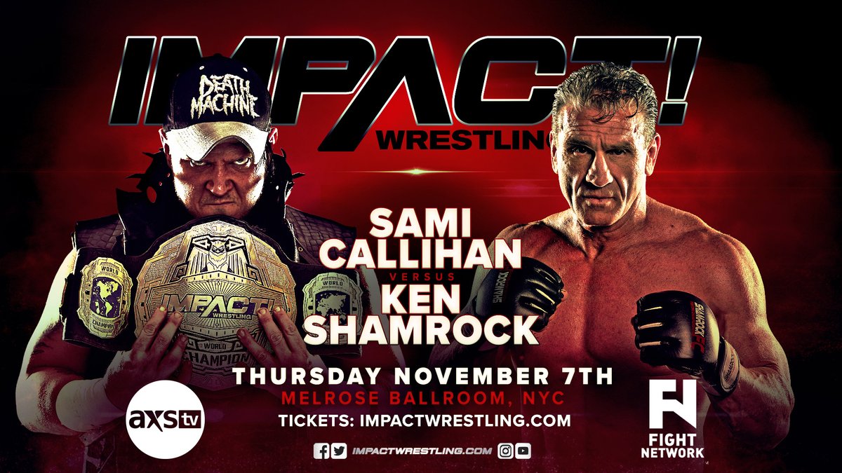 Impact Wrestling spoilers: Sami Callihan vs. Ken Shamrock