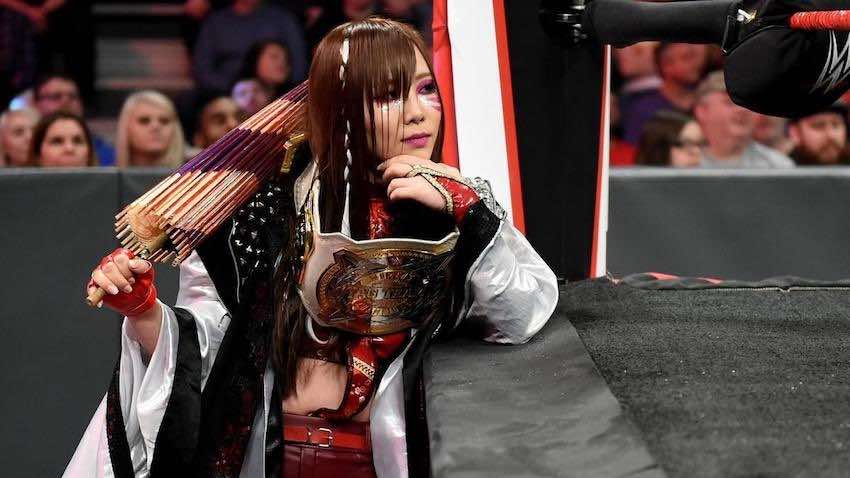 Kairi Sane suffers cut to head during match at WWE Raw tapings