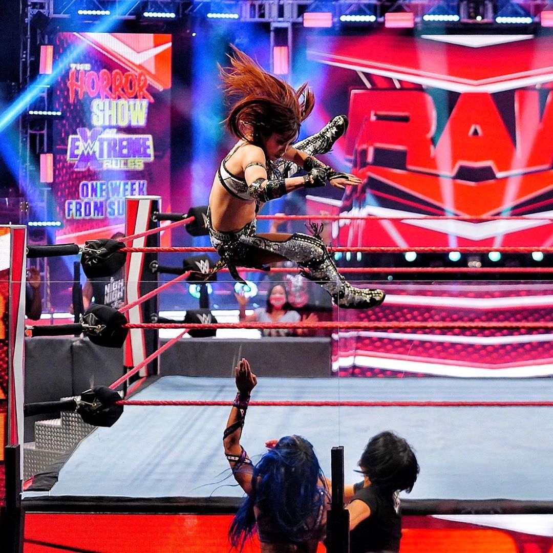 Kairi Sane returns to the ring on WWE Raw