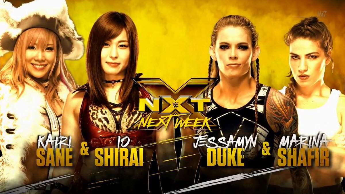 Two matches set for next week’s NXT TV