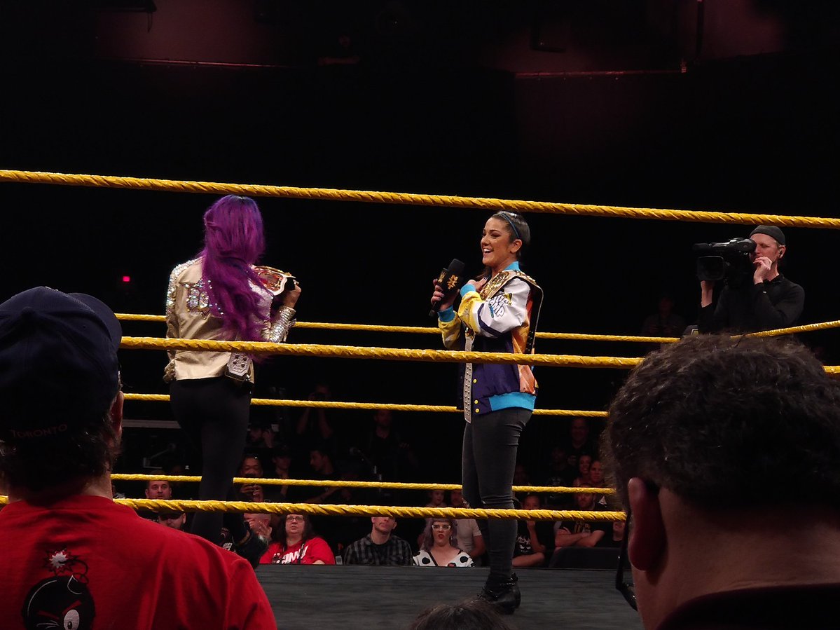 Sasha Banks & Bayley appear at NXT TV tapings