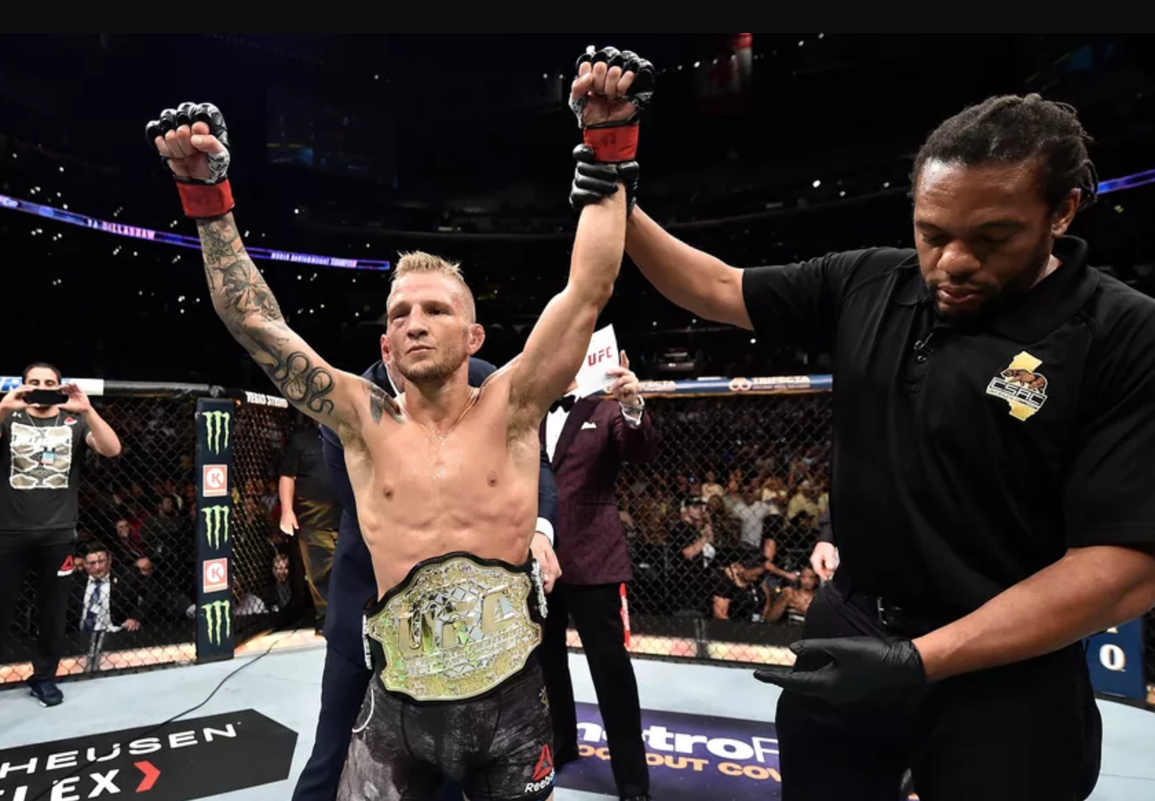 TJ Dillashaw drops UFC 135-pound title due to failed NYSAC test
