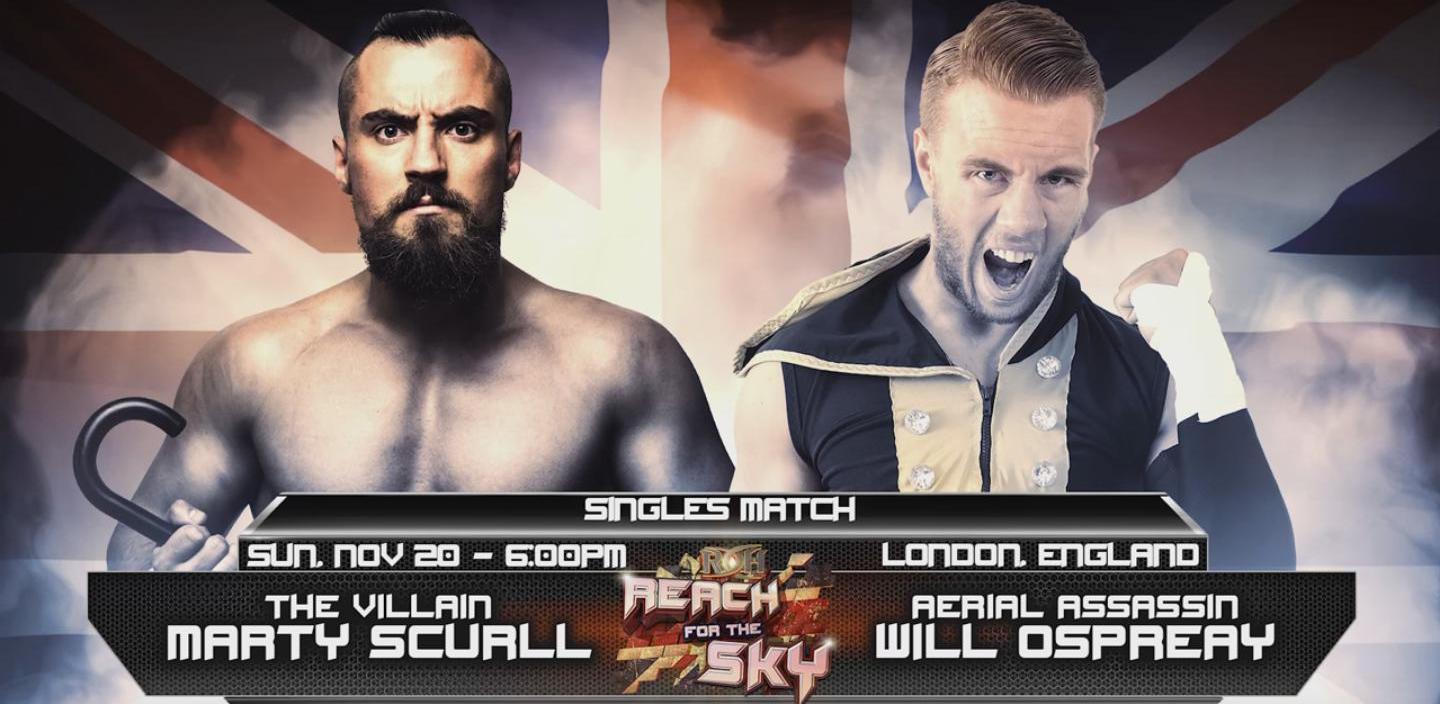 ROH books Marty Scurll vs. Will Ospreay for upcoming UK tour