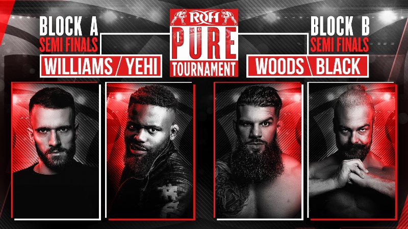 ROH Pure Championship tourney results: A and B Block semifinals