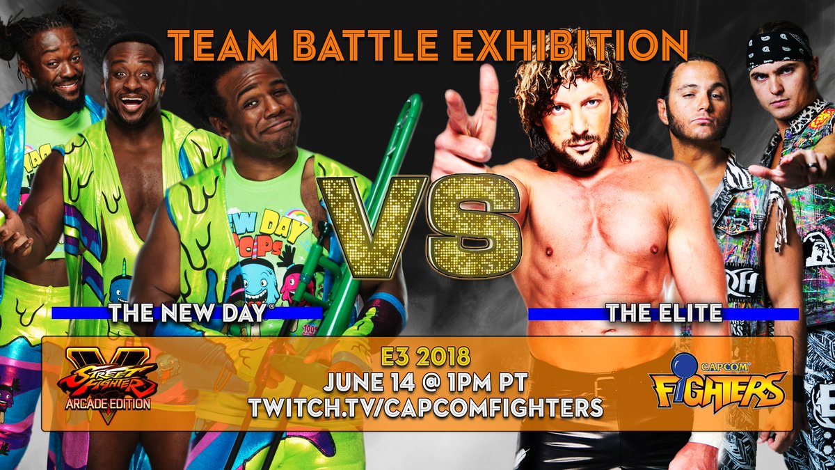 The New Day vs. The Elite set for Street Fighter V bout at E3 2018