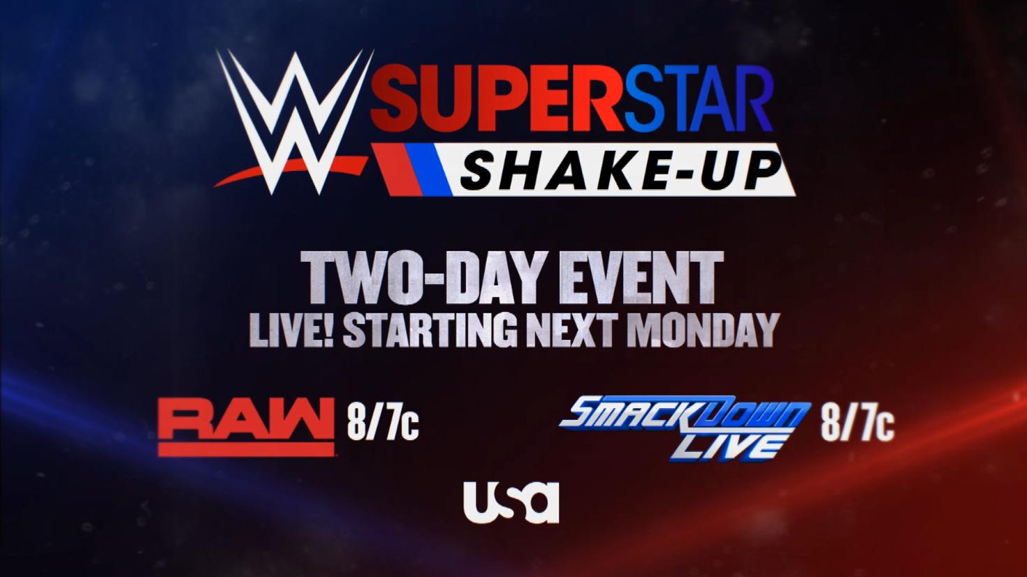 WWE announces Superstar Shakeup for next week