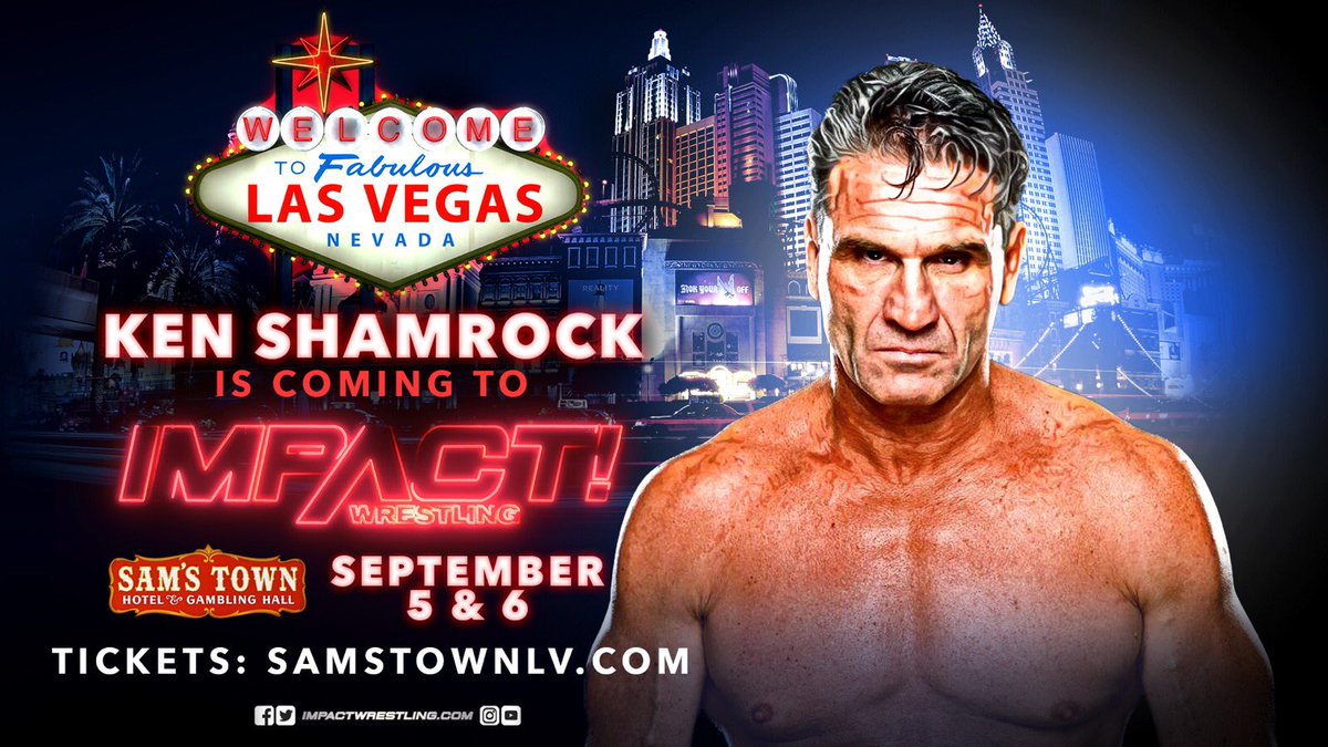 Ken Shamrock returning to Impact Wrestling for Vegas TV tapings