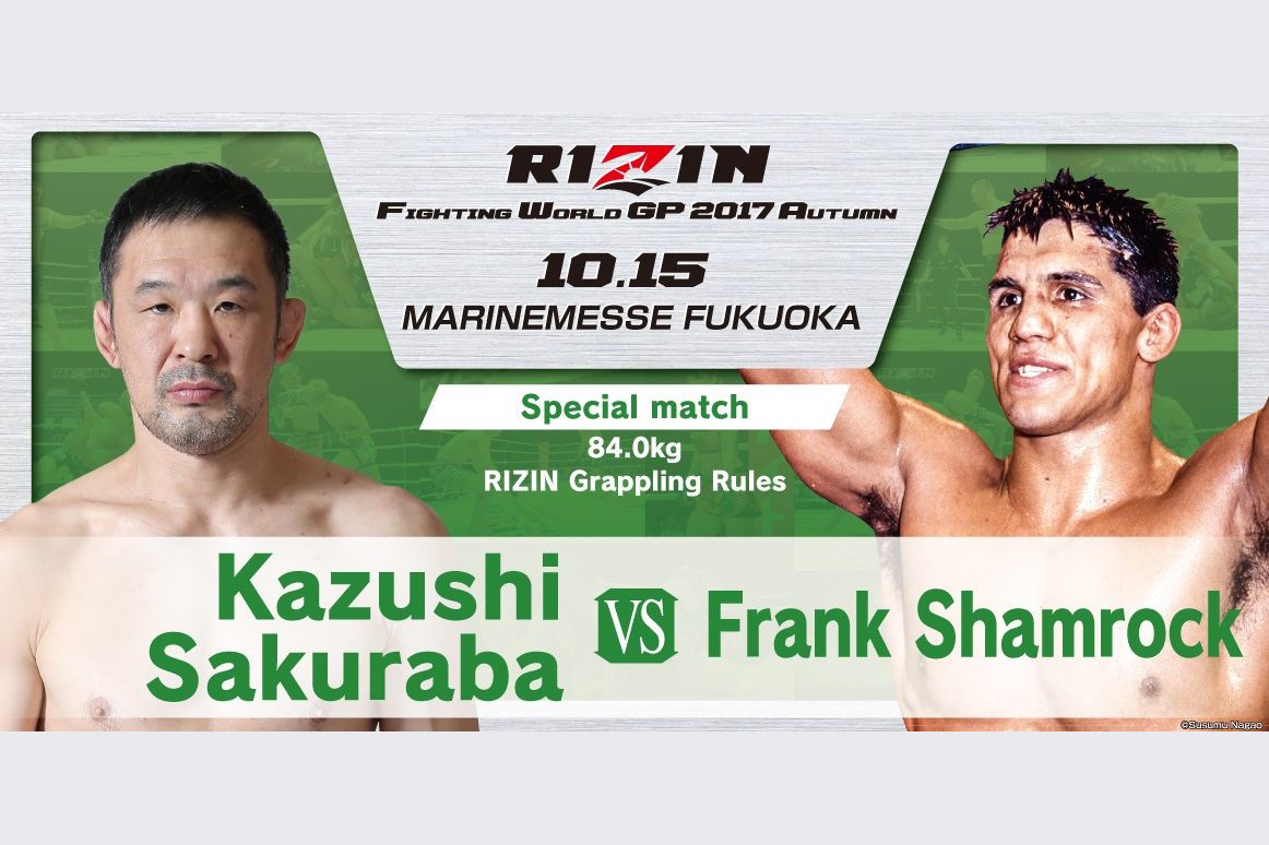 Kazushi Sakuraba vs. Frank Shamrock grappling match set for Rizin
