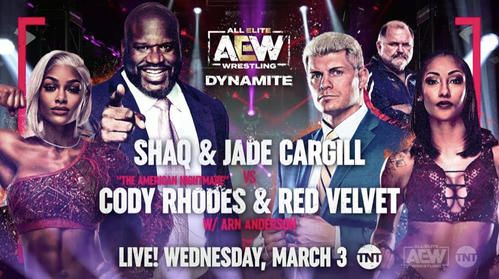 Shaq to make AEW in-ring debut in mixed tag on March 3 Dynamite