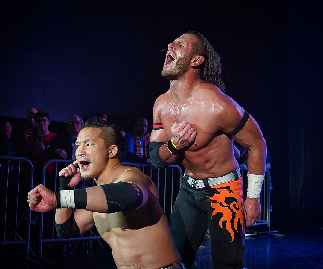 Alex Shelley teams with Kushida at NXT house show