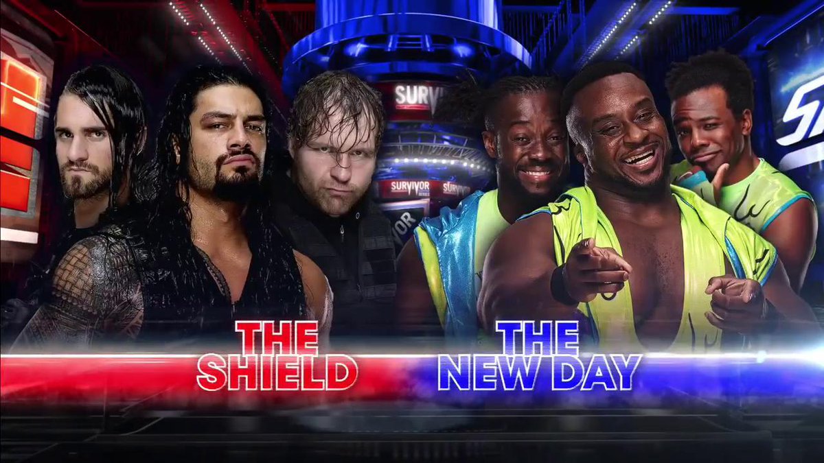 The Shield vs. New Day confirmed for WWE Survivor Series
