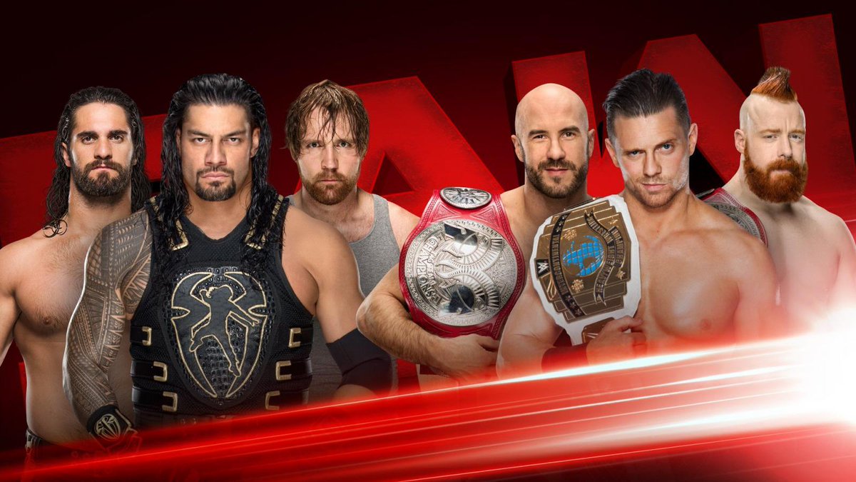 Shield six-man tag match set for WWE Raw tonight